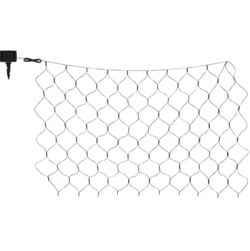 Solar-LED lichtgordijn IP44 110x90cm 100-lamps
