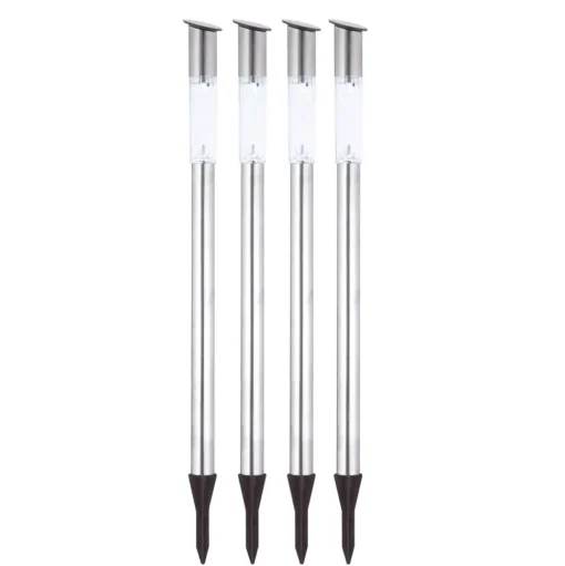 Solar-LED tuinpadverlichting aardspies per 4-set