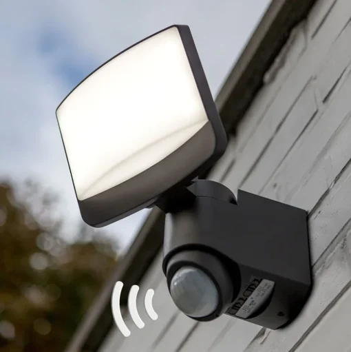 Solar-spot Sunshine met paneel, 18cm sensor 7W
