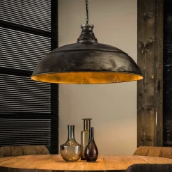 Spitse Pet hanglamp, antiek zilver