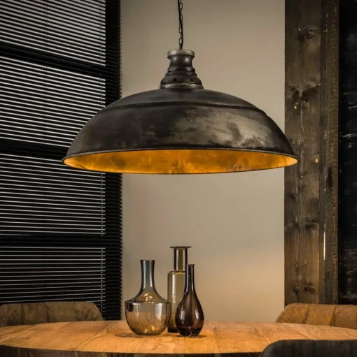 Spitse Pet hanglamp, antiek zilver