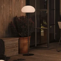 Sponge LED terraslamp, zwart/wit, metaal, IP65