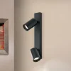 Spot Sean 2-lamps, zwart