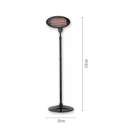 Standkachel Glow, IP34, 650W/1350W/1500W