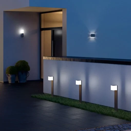 STEINEL GL 80 SC sensor-tuinpadverlichting, zilver