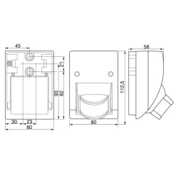 STEINEL infrarood-wandsensor IS 2160 ECO, zwart