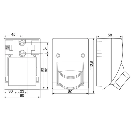 STEINEL infrarood-wandsensor IS 2160 ECO, zwart