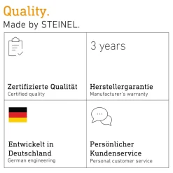 STEINEL IS 360-3 bewegingsmelder in zwart