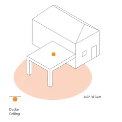 STEINEL IS 360-3 bewegingsmelder in zwart