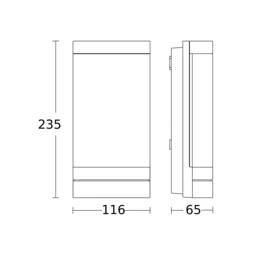 STEINEL L 271 DIGI SC LED buitenwandlamp, sensor
