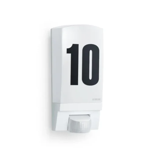 STEINEL L 1 huisnummer lamp met sensor wit