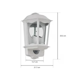 STEINEL L 190 S sensor-buitenwandlamp wit