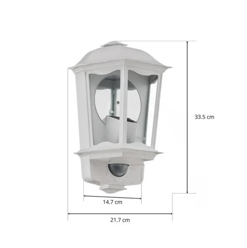 STEINEL L 190 S sensor-buitenwandlamp wit