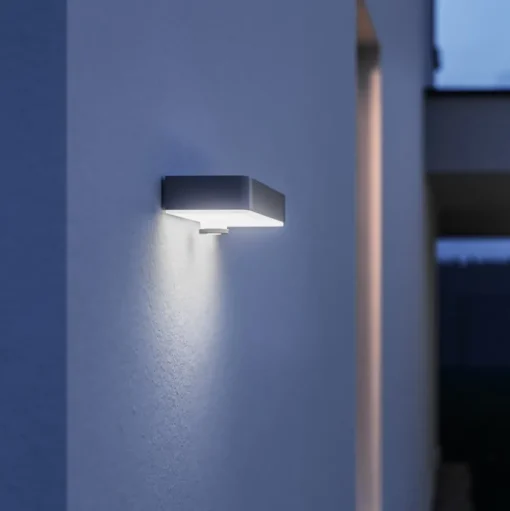 STEINEL LED wandlamp XSolar SOL-O S, antraciet, sensor