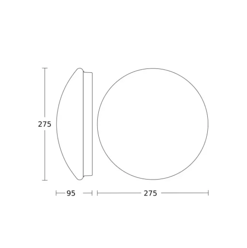 STEINEL RS 16 S LED-glas-plafondlamp met sensor