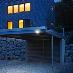 STEINEL XSolar L-S solar LED buitenwandlamp wit