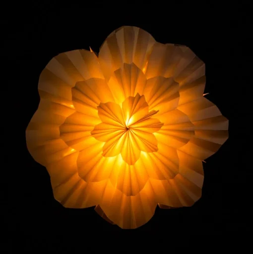 Sterntaler 2020 3D-papieren ster Ø 50 cm wit