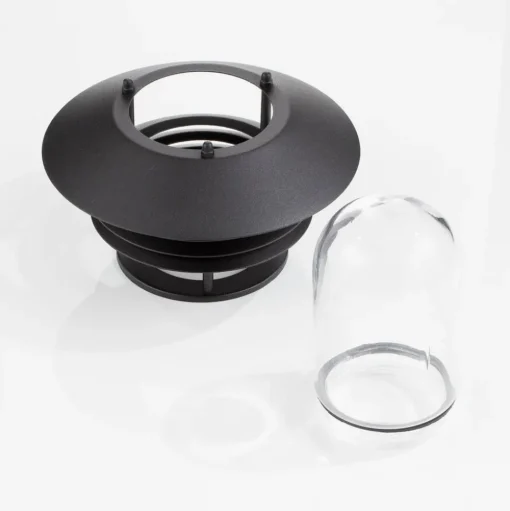 Stijlvolle padlamp Vejers, zwart
