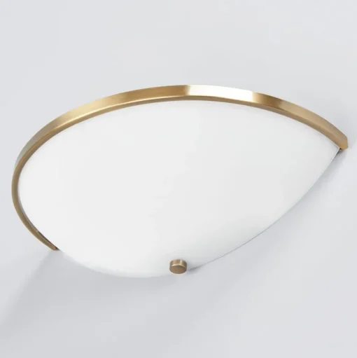 Stijlvolle wandlamp TALYA in oud-messingdecor