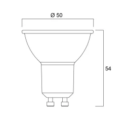 Sylvania LED reflector GU10 2W 3.000K 360 lm