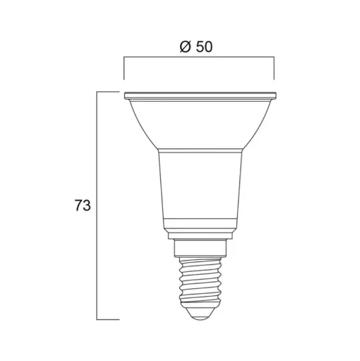 Sylvania LED reflectorlamp E14 4,5W PAR16 3.000K 36° 345lm