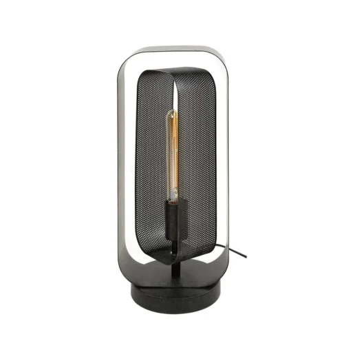 Tafellamp Alma met Mesh-element, zwart