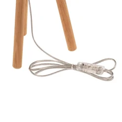 Tafellamp Boho, ecru/jute, hoogte 45 cm