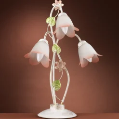 Tafellamp Botton in Florentijnse stijl, 3-lamps