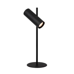 Tafellamp Clubs, kop draai- en zwenkbaar, zwart