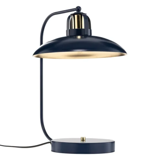 Tafellamp Felix, blauw/goud