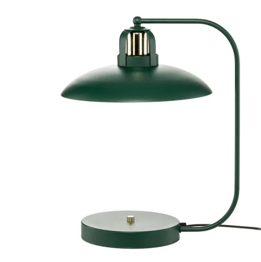 Tafellamp Felix, groen/goud