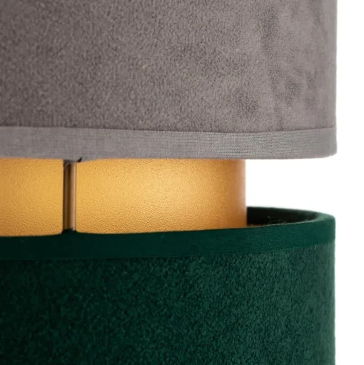Tafellamp Golden Duo grijs/groen/goud hoogte 50cm