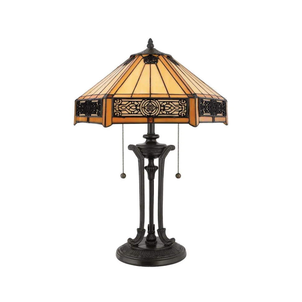 Tafellamp Indus in Tiffany-stijl