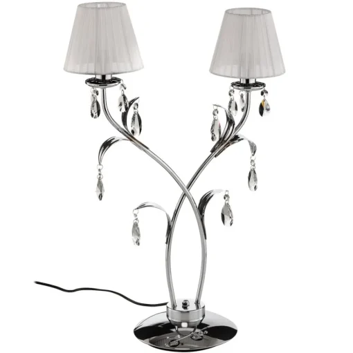 Tafellamp Jacqueline, 2-lamps, wit