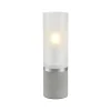Tafellamp Molo, betonnen voet matglas hoogte 30cm