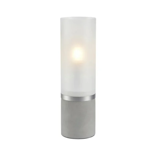 Tafellamp Molo, betonnen voet matglas hoogte 30cm