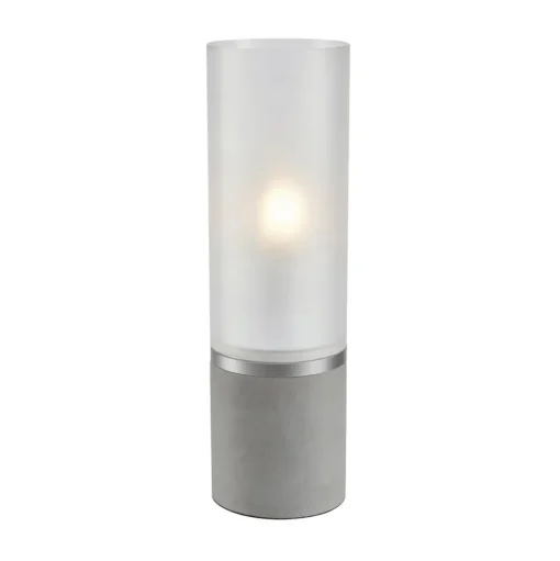 Tafellamp Molo, betonnen voet matglas hoogte 40cm