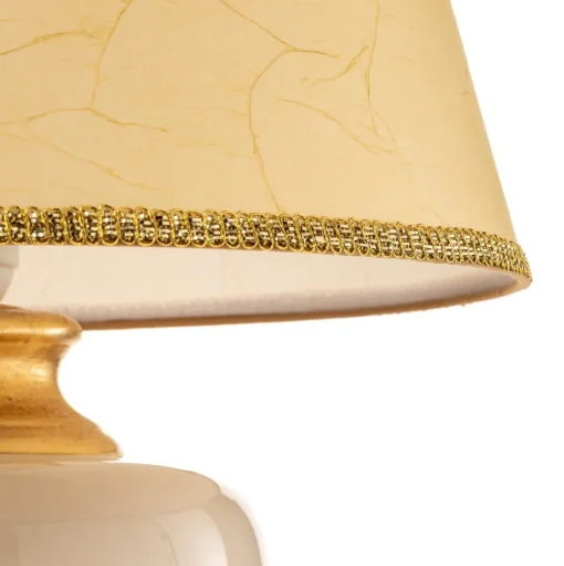 Tafellamp Mozart in ivoor/goud