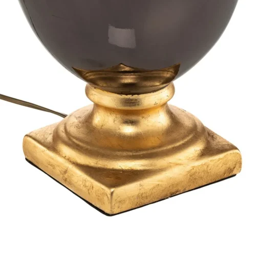 Tafellamp Mozart in spiegelend grijs/goud
