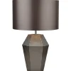 Tafellamp Polygon met glazen voet