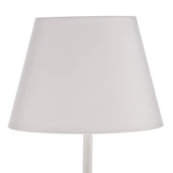 Tafellamp Soho, conisch hoogte 33 cm, wit