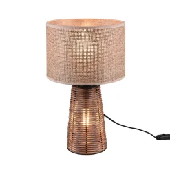 Tafellamp Straw van rotan
