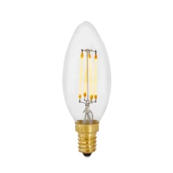 Tala LED lamp, kaars, E14, 4 W, 2.200 K, helder, dimbaar.