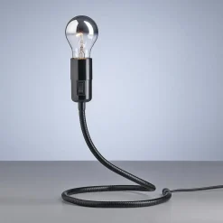 TECNOLUMEN Lightworm tafellamp, zwart