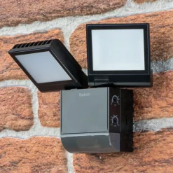 Theben LED buiten wandlamp theLeda S17-100, zwart Sensor