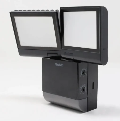 Theben LED buiten wandlamp theLeda S17-100, zwart Sensor