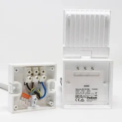 Theben LED buiten wandlamp theLeda S8-100, wit, sensor