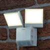 Theben LED buiten wandlamp theLeda S17-100, wit, sensor