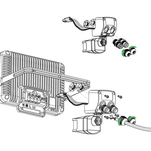 Theben theLeda B sensor RC + afstandsbed.,zwart