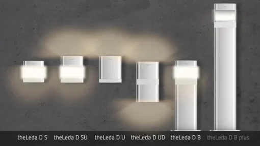 Theben theLeda D U AL wandlamp Up PIR-sensor